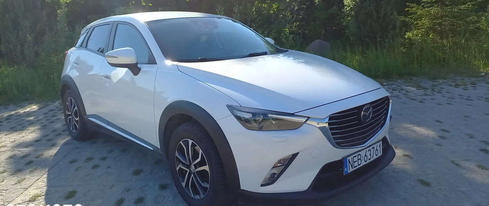 Mazda CX-3 cena 59900 przebieg: 168000, rok produkcji 2016 z Elbląg małe 254